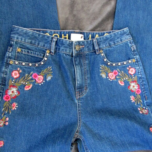 Kate Spade High Rise Cropped Jeans Blue Size 28 - Picture 6 of 8